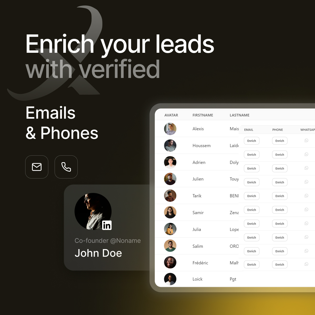 XP One — Launch multi-channel sequences (LinkedIn + WhatsApp)
